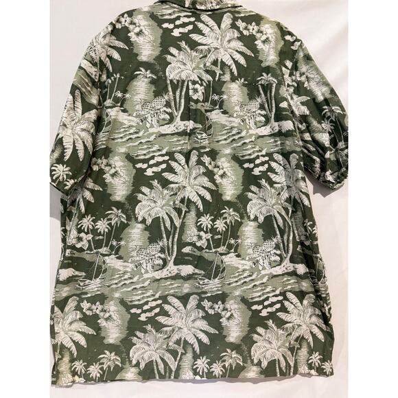 Liberty Blues mens 2X T Hawaiian Shirt Cotton Short Sleeve Cotton Beach Travel - Picture 6 of 7